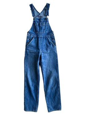Abercrombie Overalls Medium Wash Denim XXS Excellent Condition